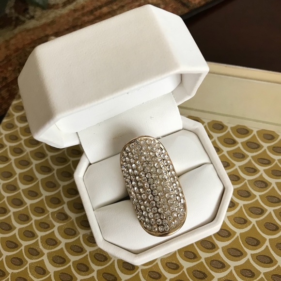 Gold & Crystal Ring - Picture 4 of 5